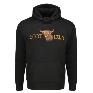 ADULT HOODIE | EMB SCT(BULL FACE)LND